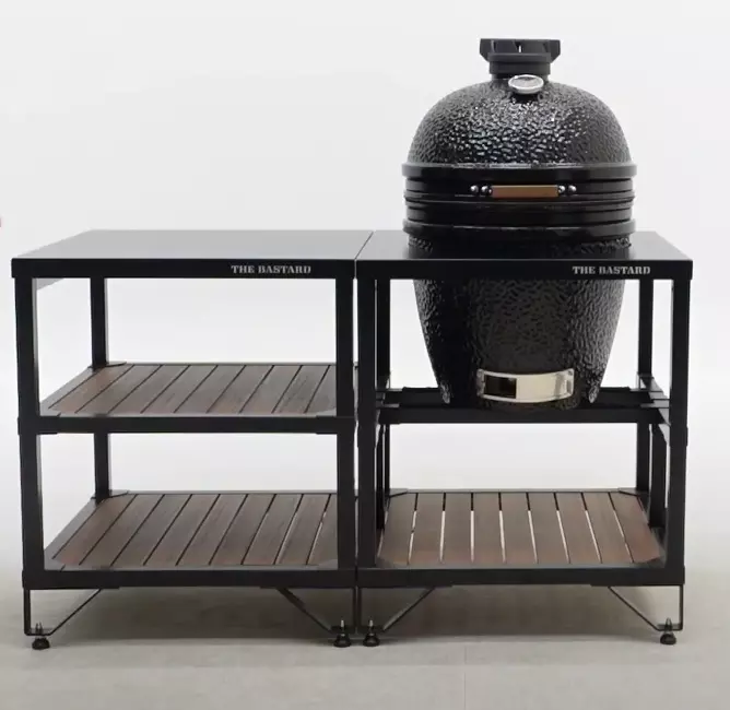 Bastard Large Solo met inbouw en zijtafel kopen bij 24BBQ.NL