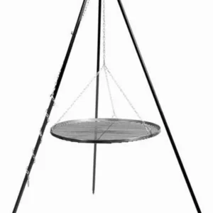 Driepoot 180cm met stalen grillrooster ø70cm kopen bij 24BBQ.NL