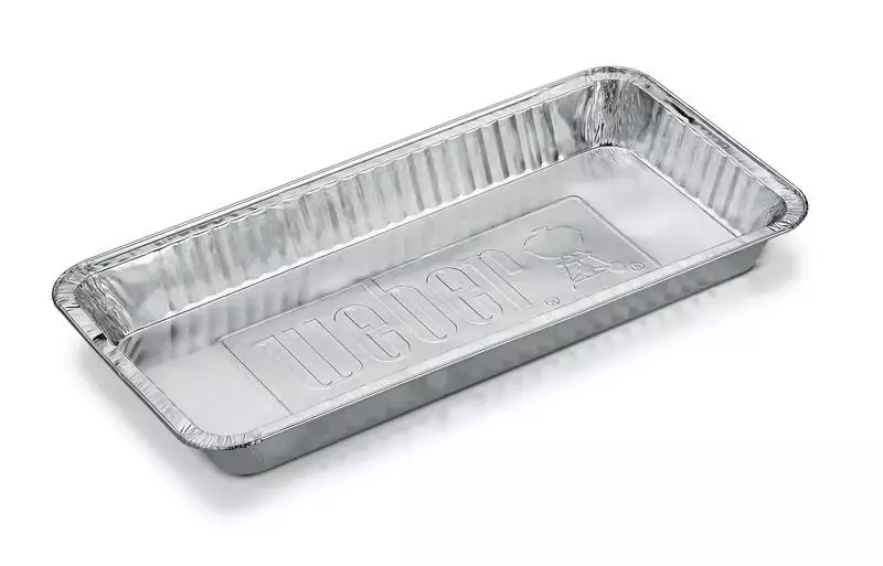Weber Aluminium lekbakjes - 5 stuks kopen bij 24BBQ.NL