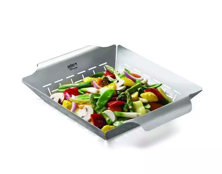 Weber Deluxe Grillkorf - Klein kopen bij 24BBQ.NL