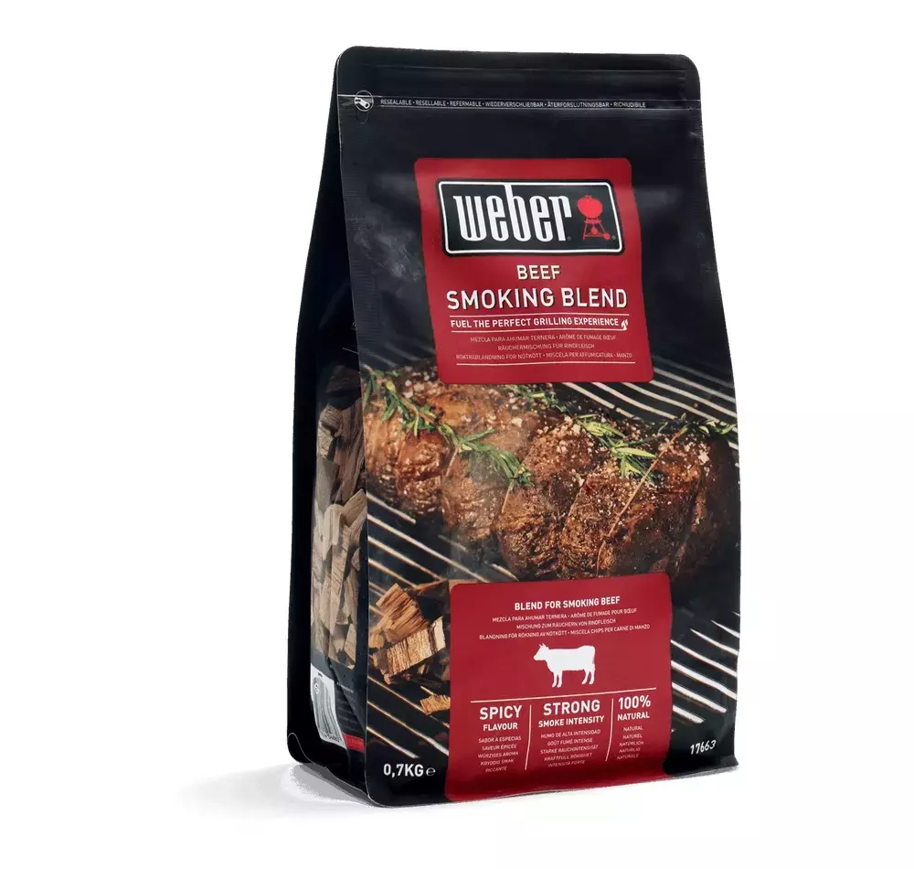 Weber Houtsnippers Beef Wood chips blend kopen bij 24BBQ.NL