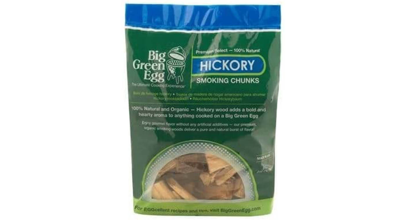Big Green Egg Wood Chunks Hickory goedkoop kopen bij 24BBQ.NL
