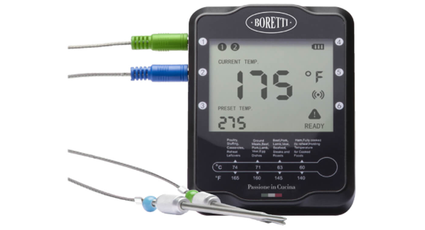 Boretti BBQ Thermometer met 2 sondes goedkoop kopen bij 24BBQ.NL