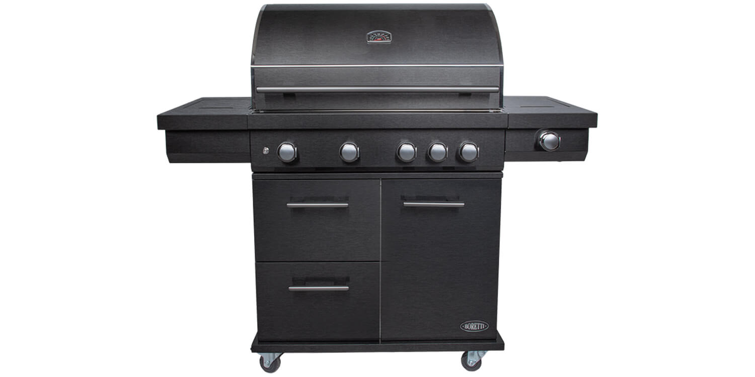Boretti Imperatore Nero 4B gas barbecue (showmodel) goedkoop kopen bij 24BBQ.NL