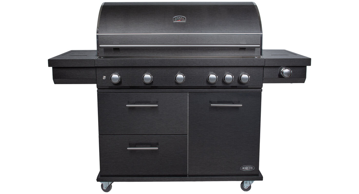 Boretti Imperatore Nero 5B gas barbecue (showmodel) goedkoop kopen bij 24BBQ.NL