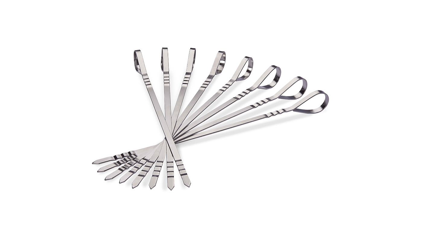 Napoleon Multi RVS shaslick set (8 stuks) goedkoop kopen bij 24BBQ.NL