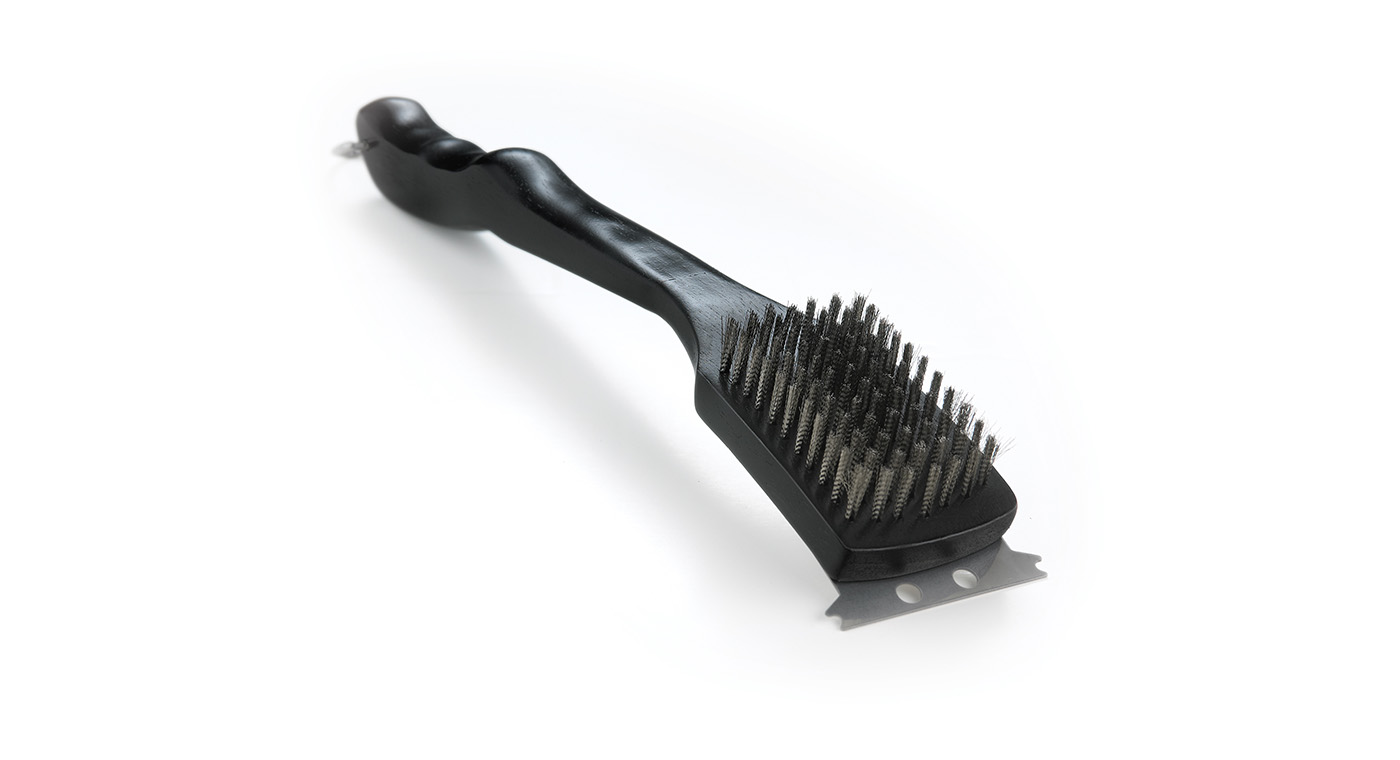 Napoleon RVS grillborstel houten handvat goedkoop kopen bij 24BBQ.NL