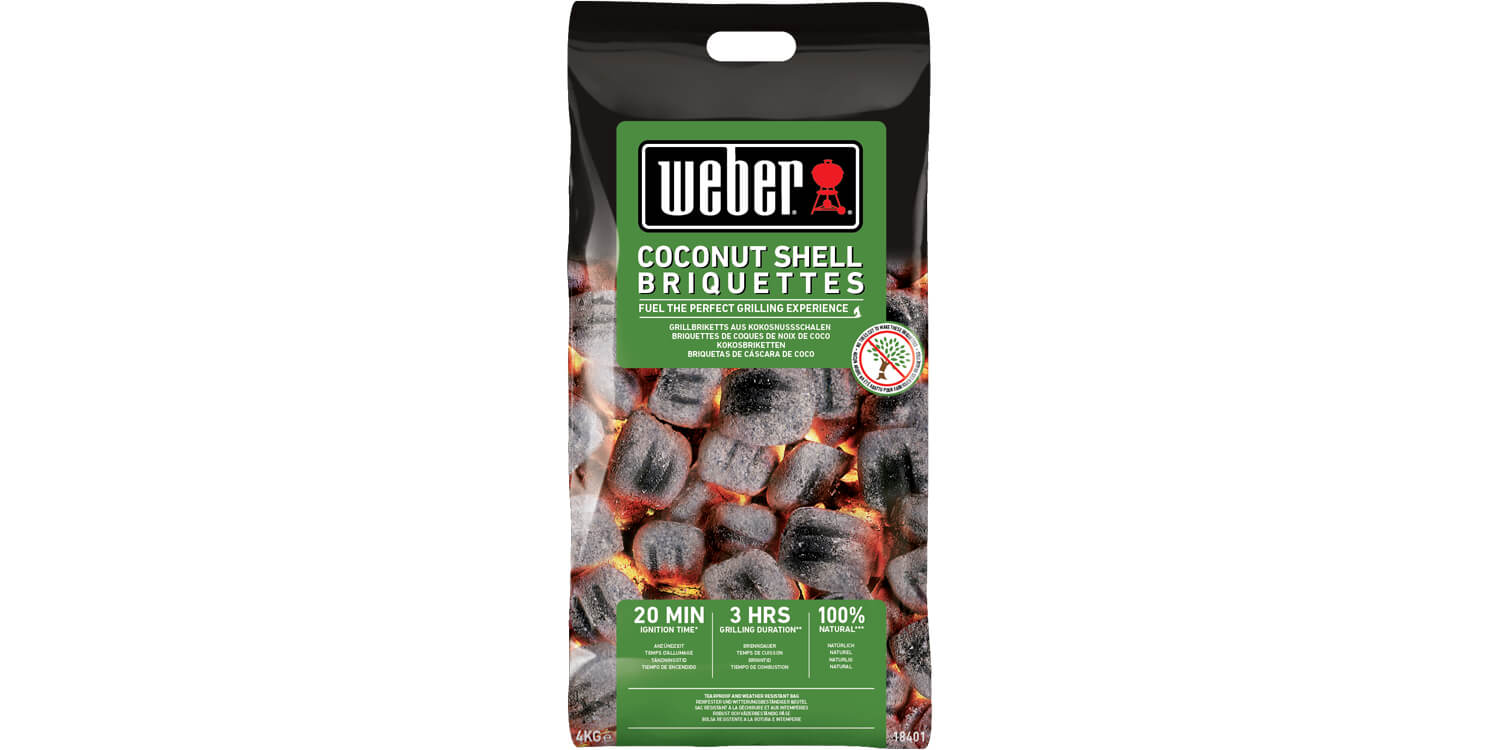 Weber Kokosnoot briketten 4 kg goedkoop kopen bij 24BBQ.NL