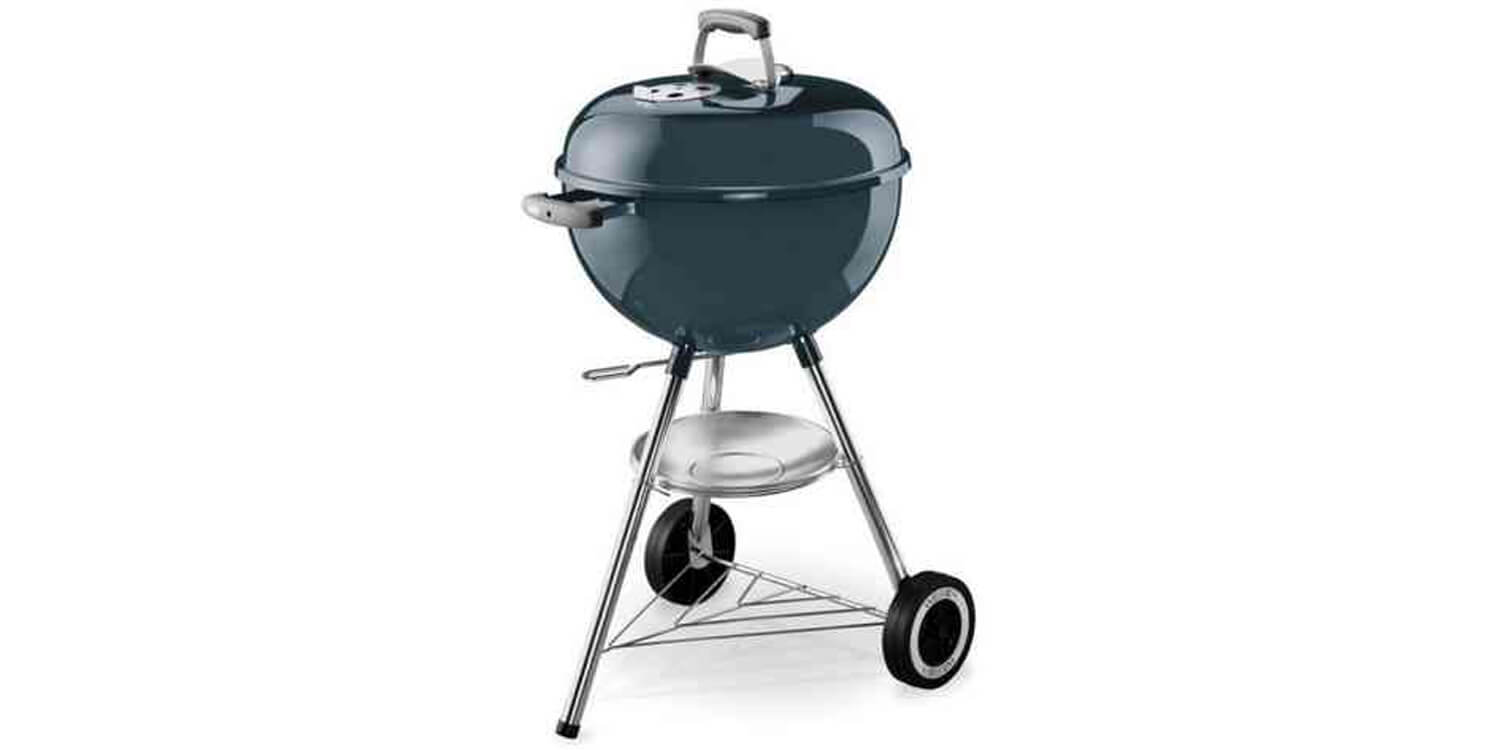 Weber Original Kettle 47 cm Slate Blue (showmodel) goedkoop kopen bij 24BBQ.NL
