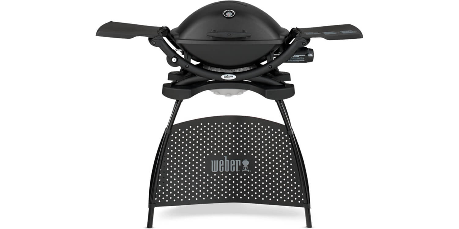 Weber Q2200 2019 stand zwart (showmodel) goedkoop kopen bij 24BBQ.NL